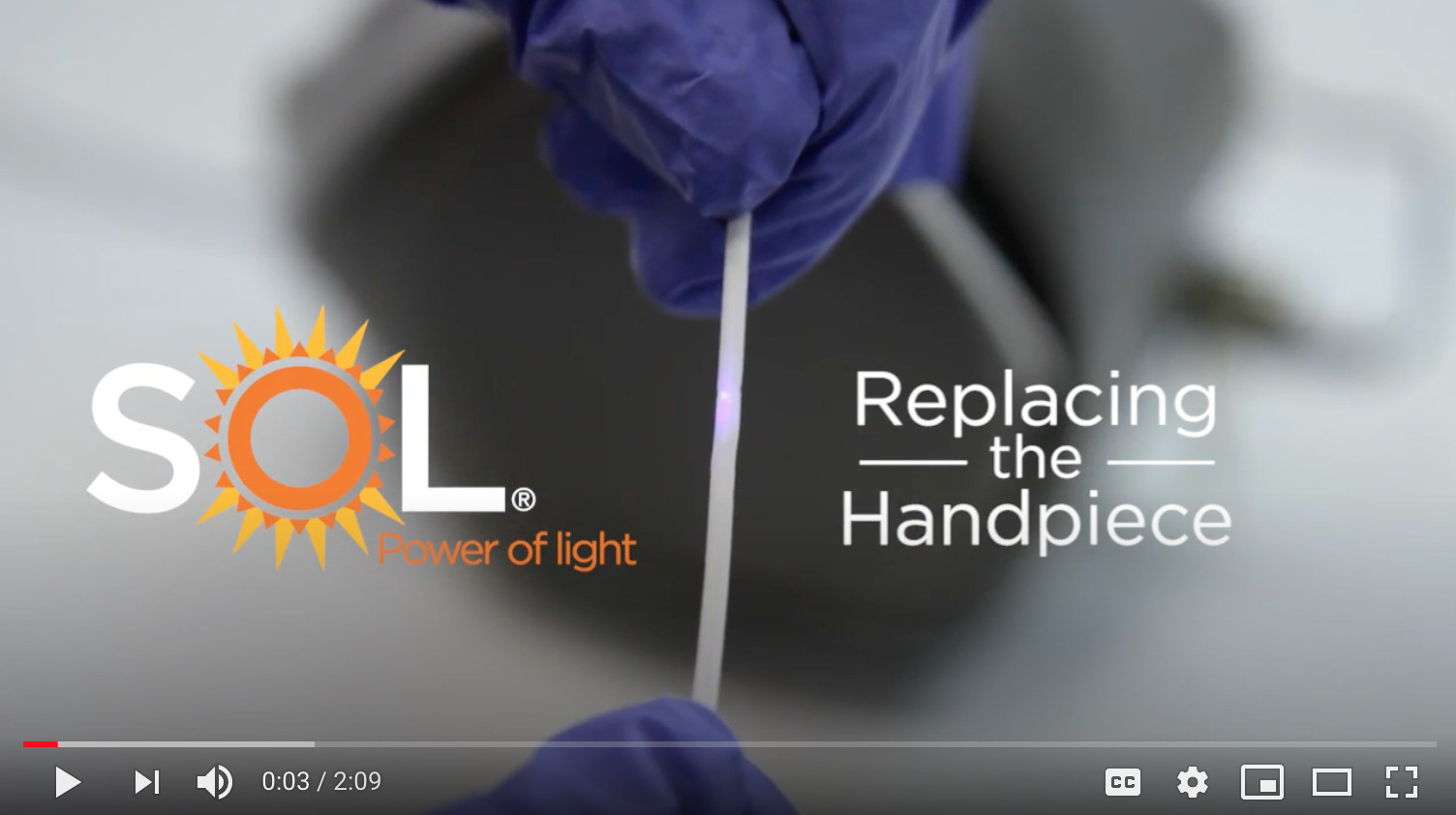 Replacement fiber cable and hand piece for Bluewave Soft Tissue/SOL Diode Laser