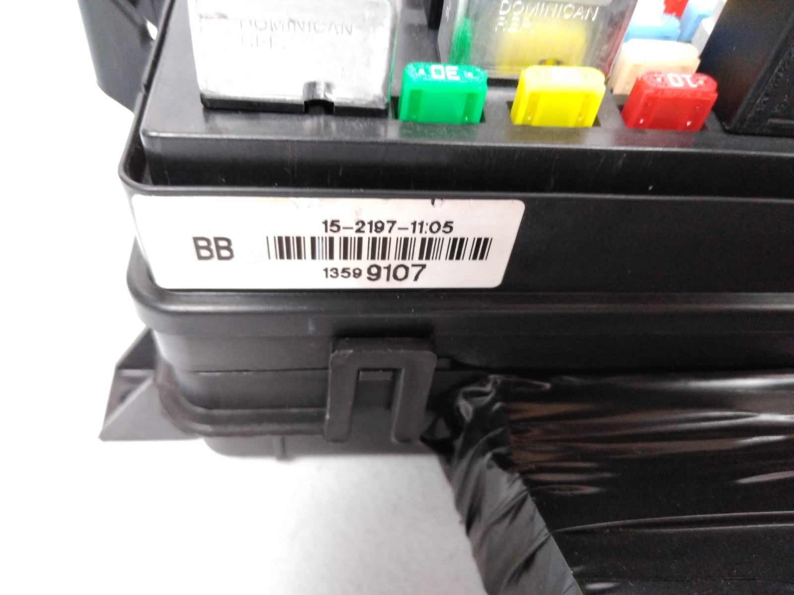 Burnt 13599107 Buick 2008 2011 Lucerne 2009 2010 Cadillac DTS Rear Fuse Box *I27