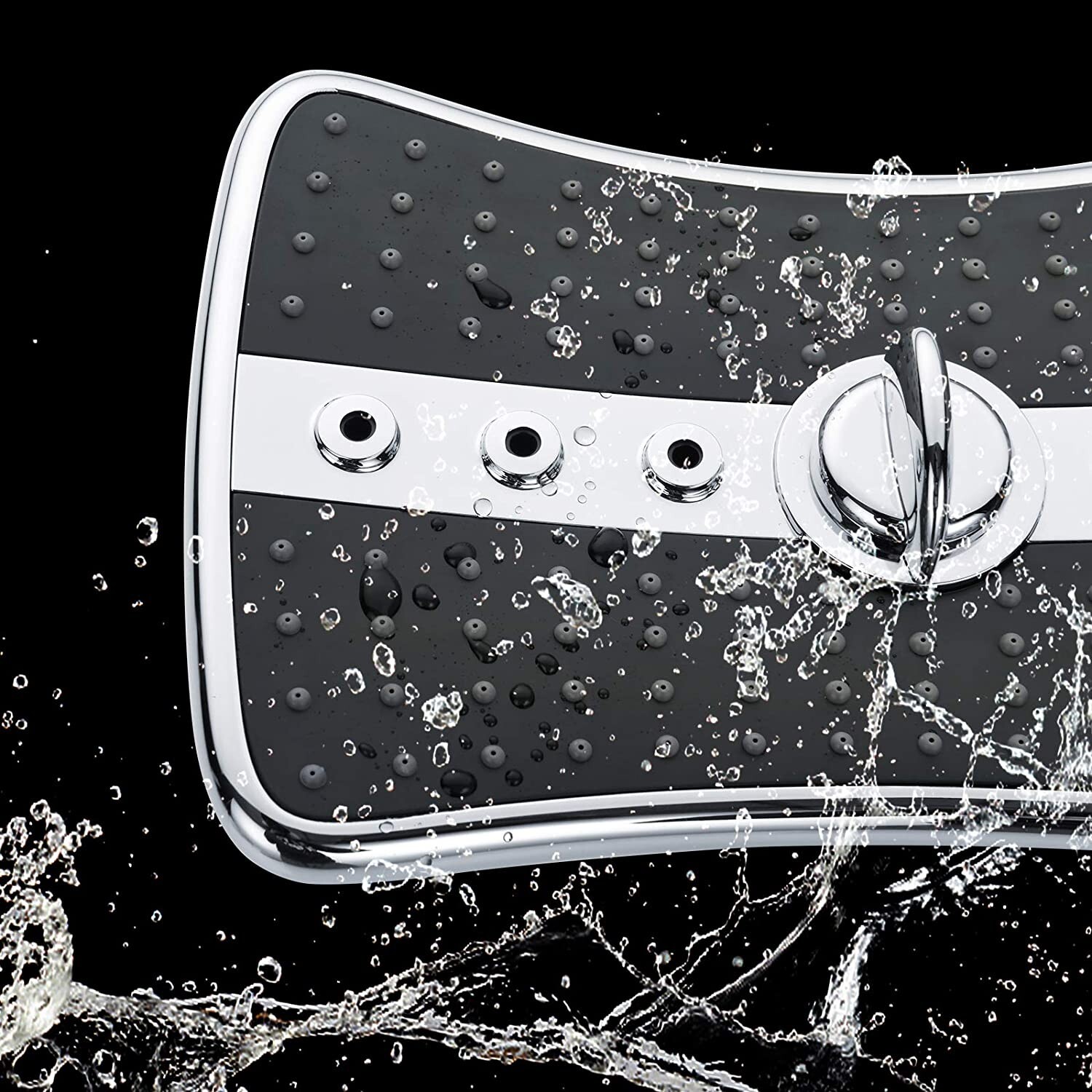 "Bright Showers" Multi Function Rain Chrome Shower Head PSS3919-01