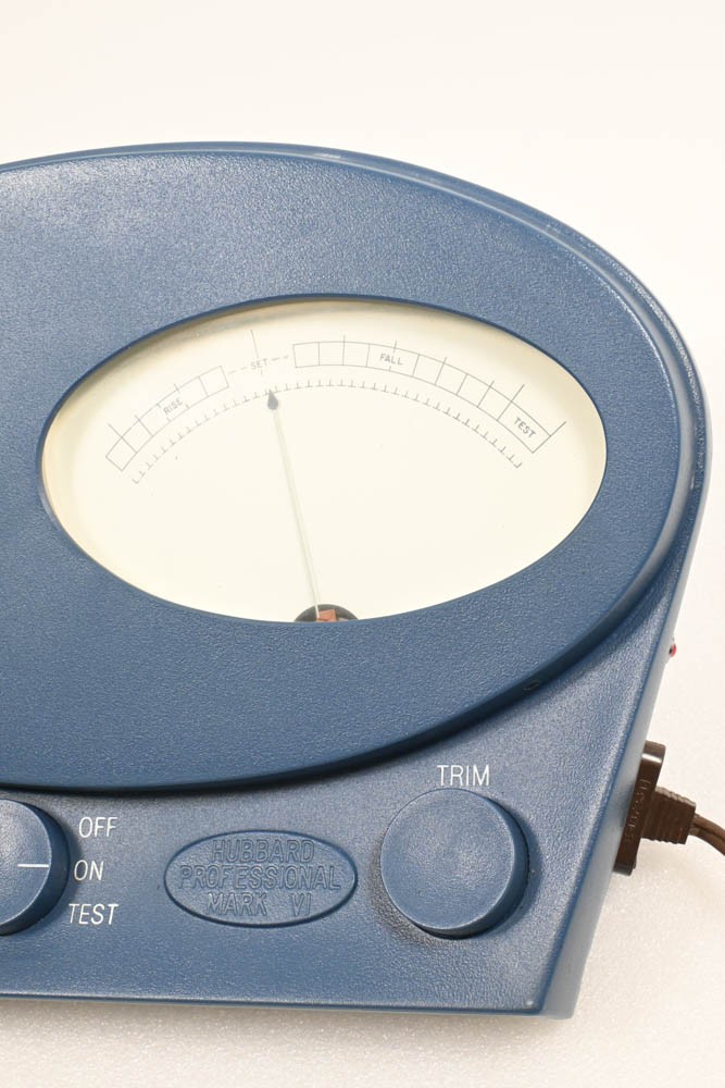 Scientology Professional Mark Mk VI E-Meter Hubbard Electrometer BLUE In Case