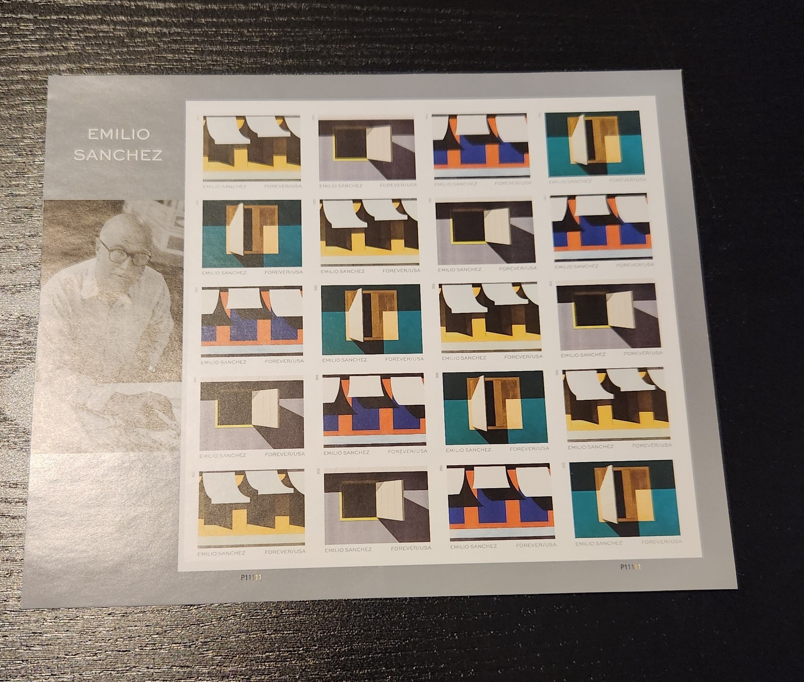 US #5594a-5597a EMILIO SANCHEZ IMPERF PANE SHEET 20 VF MNH FOREVER NO DIE CUTS