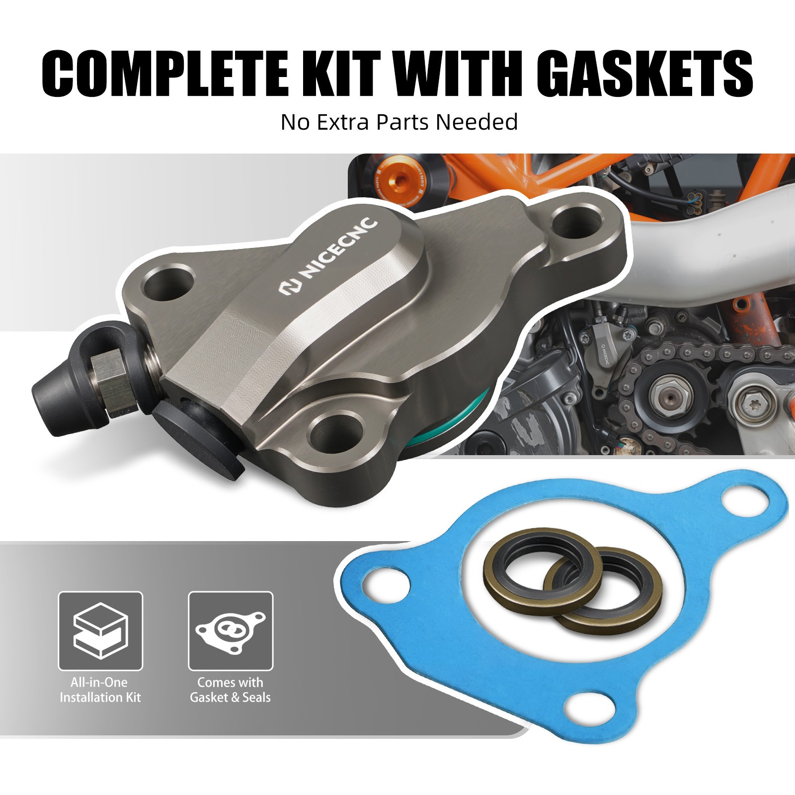 NICECNC Clutch Slave Cylinder Kit For KTM EXC 250 RACING 01-04 SX 85/65 03-12