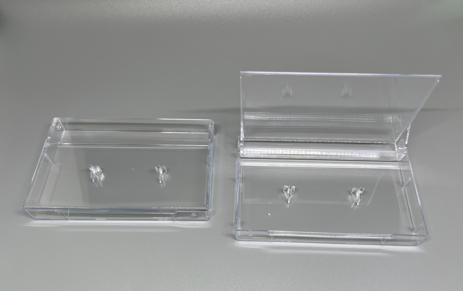 200 PCS NEW NORELCO AUDIO CASSETTE TAPE CASE, CLEAR, RP2022