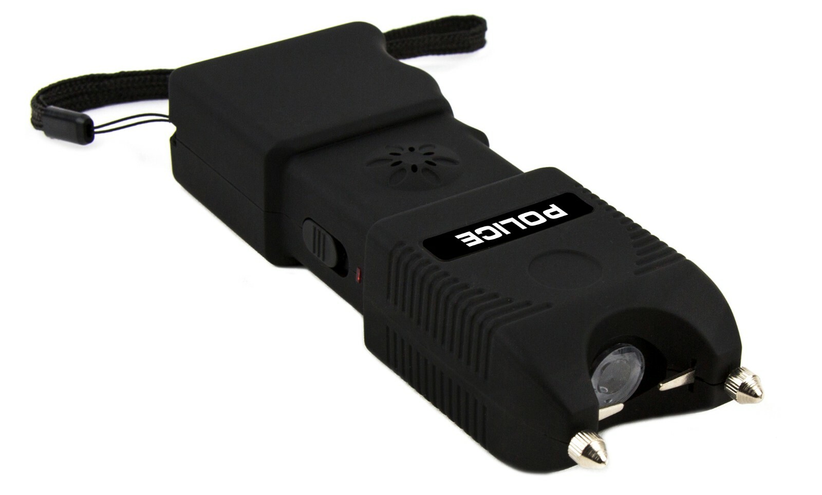 Police Stun Gun TW10 High Voltage Rechargeable LED Flashlight Siren Alarm