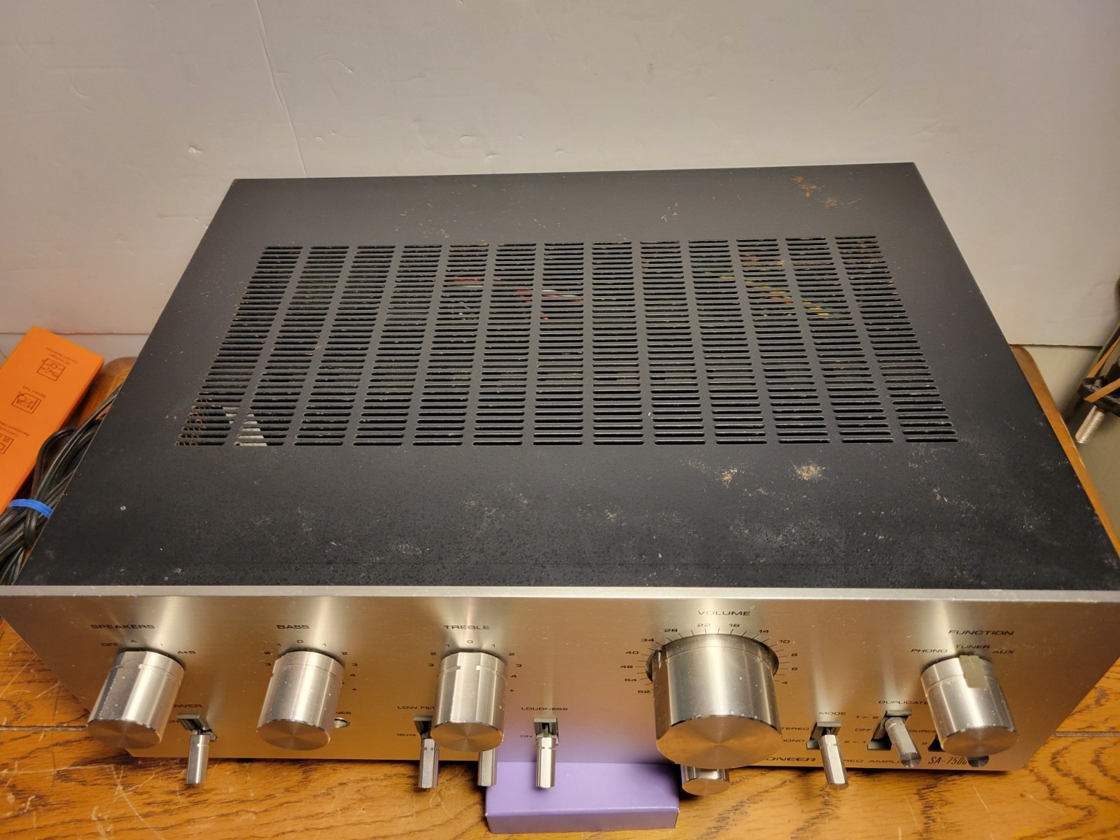VTG PIONEER STEREO AMPLIFIER MODEL NO. SA – 7500 II/ TESTED AND WORKING GREAT!