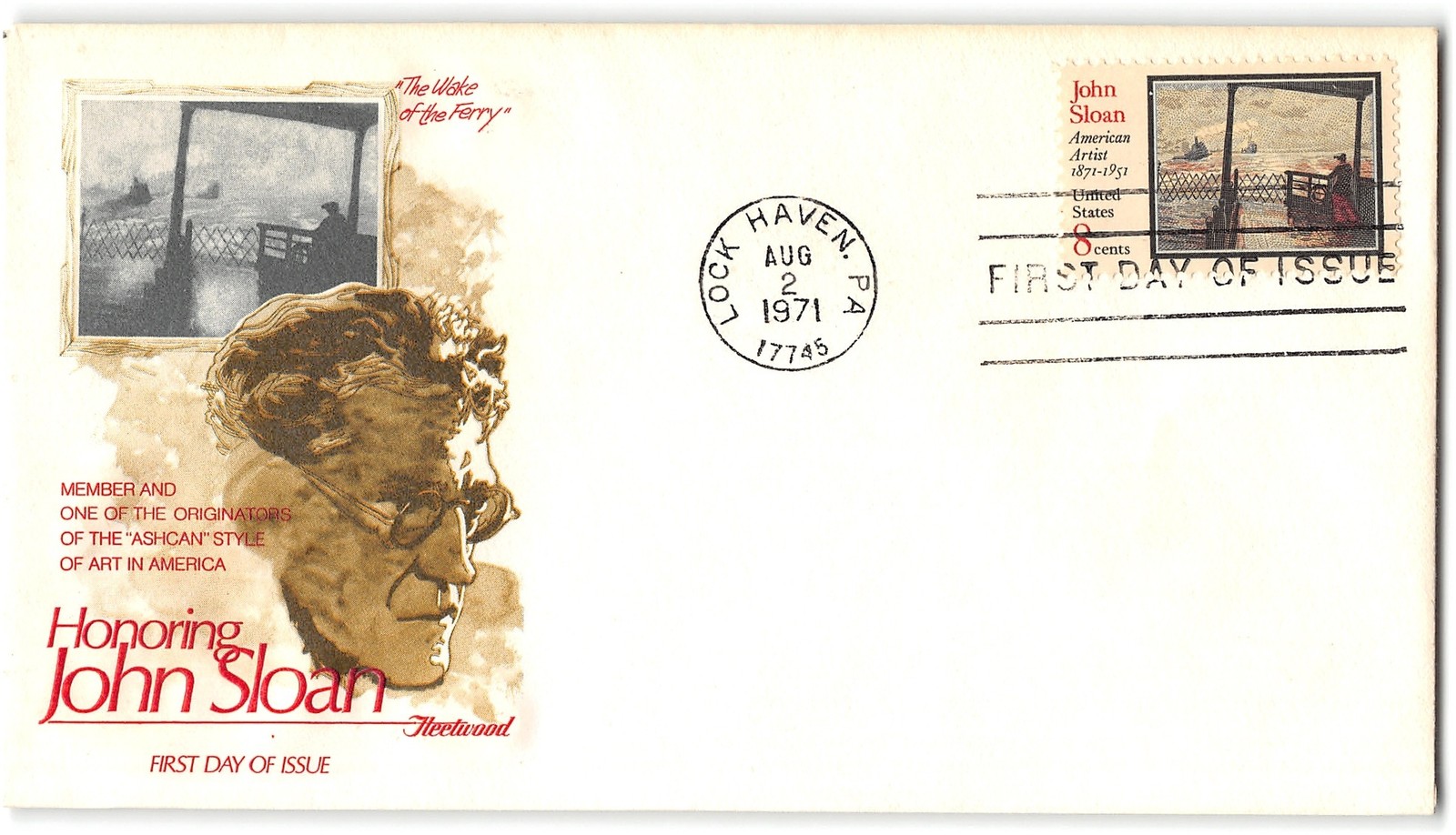 US #1433 FDC, 1971, Fleetwood