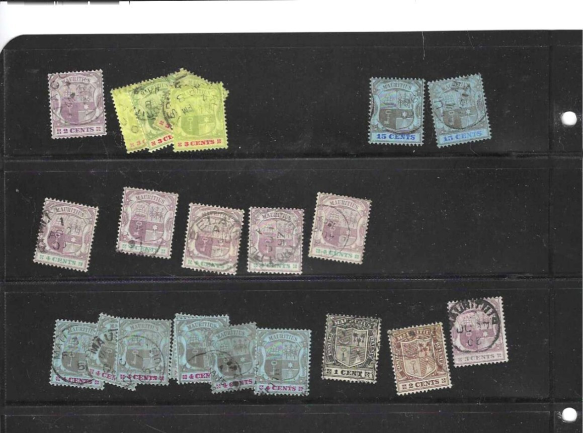 British Mauritius Early Stamp Used some dups unchecked otherwise