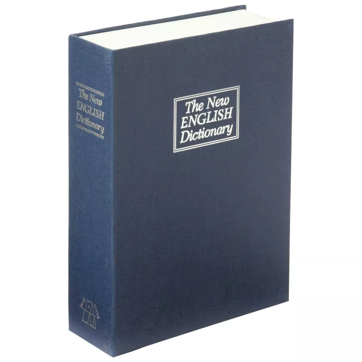 Safe Lock Box Book Vault with Key Metal Fire Proof Secret Money Hidden Gun Cash