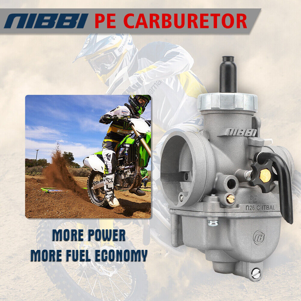 NIBBI PE26 Performance Carburetor for Suzuki DRZ125 DR-Z125 DRZ125M 2003-2024