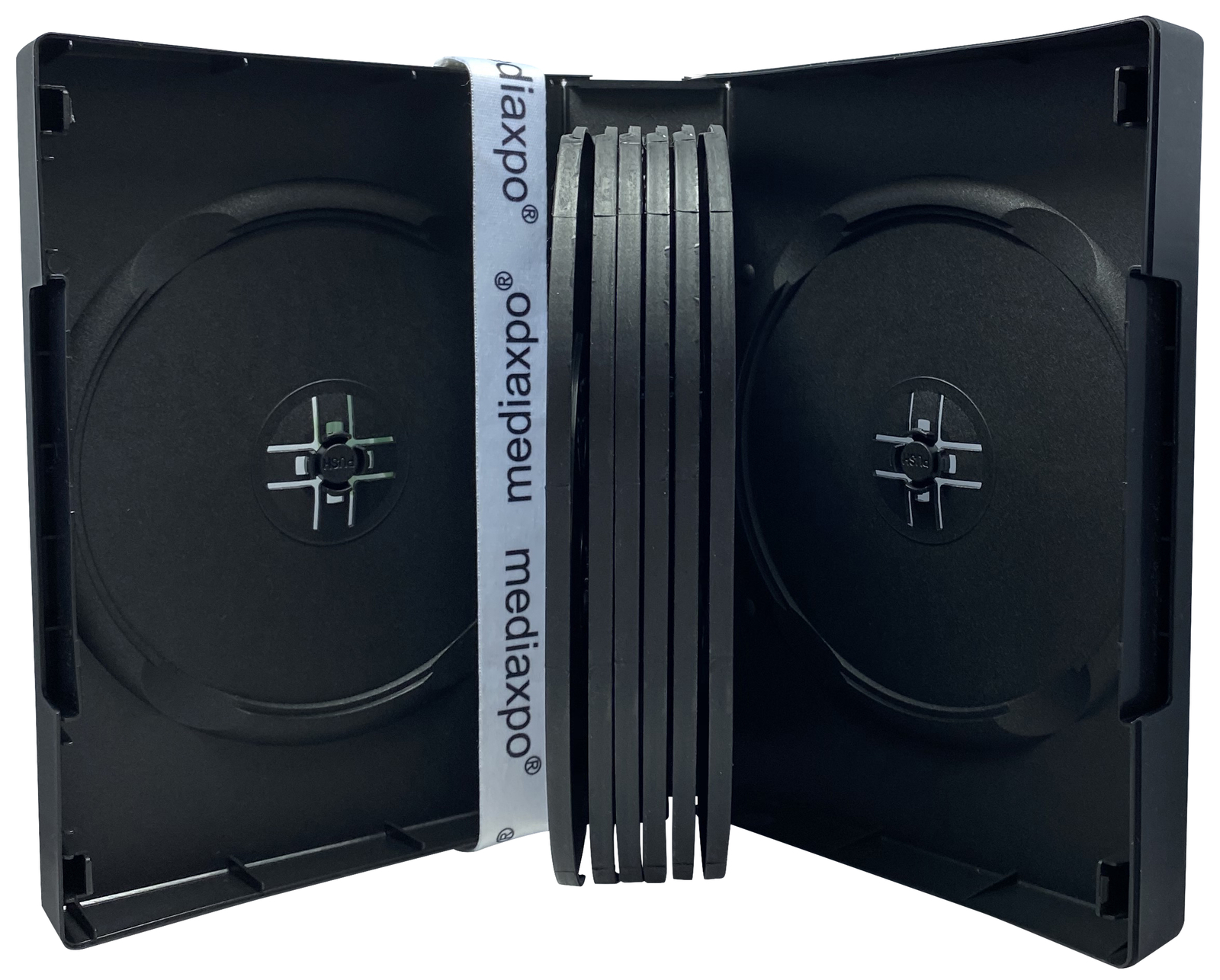 Black 14 Disc DVD Cases Lot