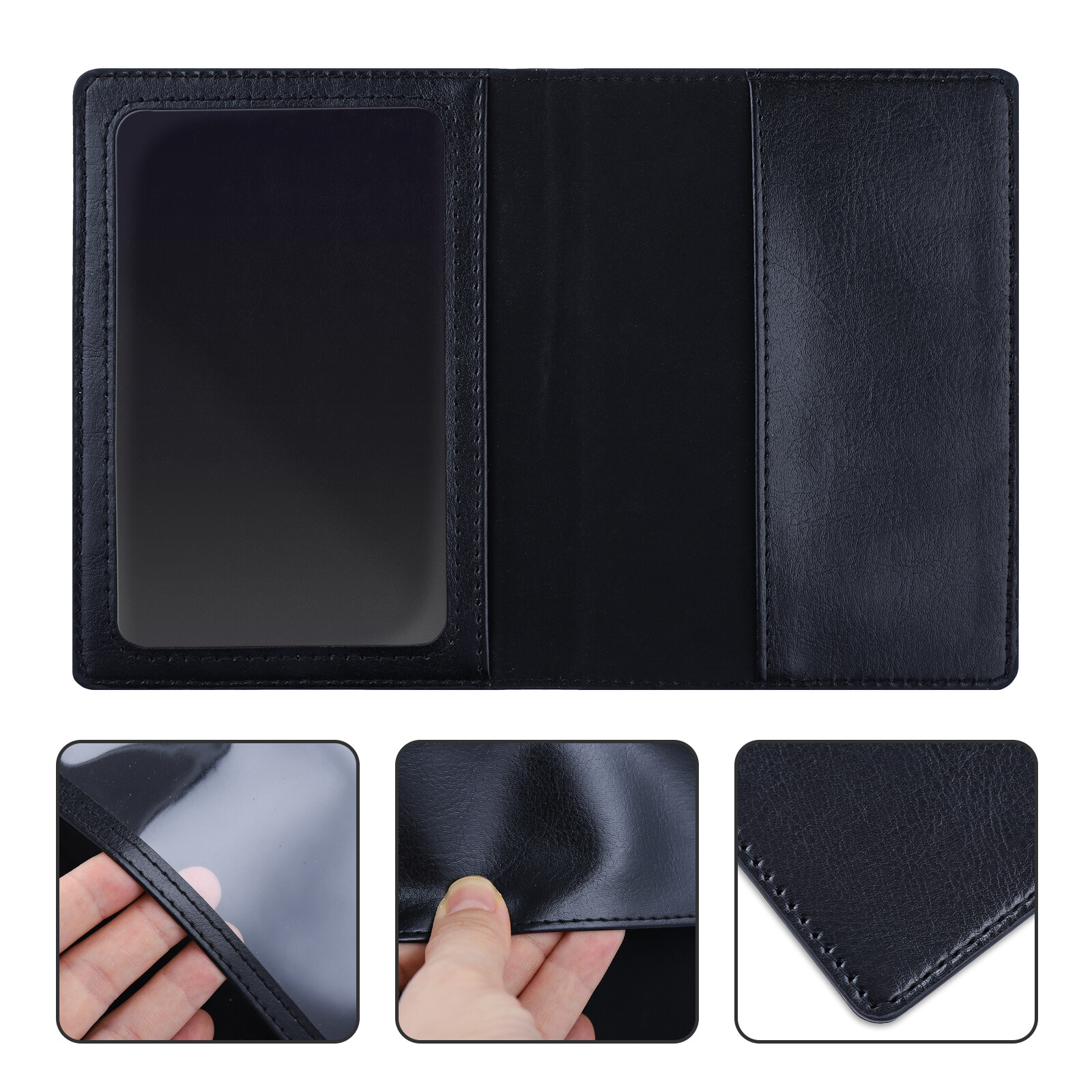 Slim Leather Travel Passport Wallet Holder RFID Blocking ID Card Case Cover US