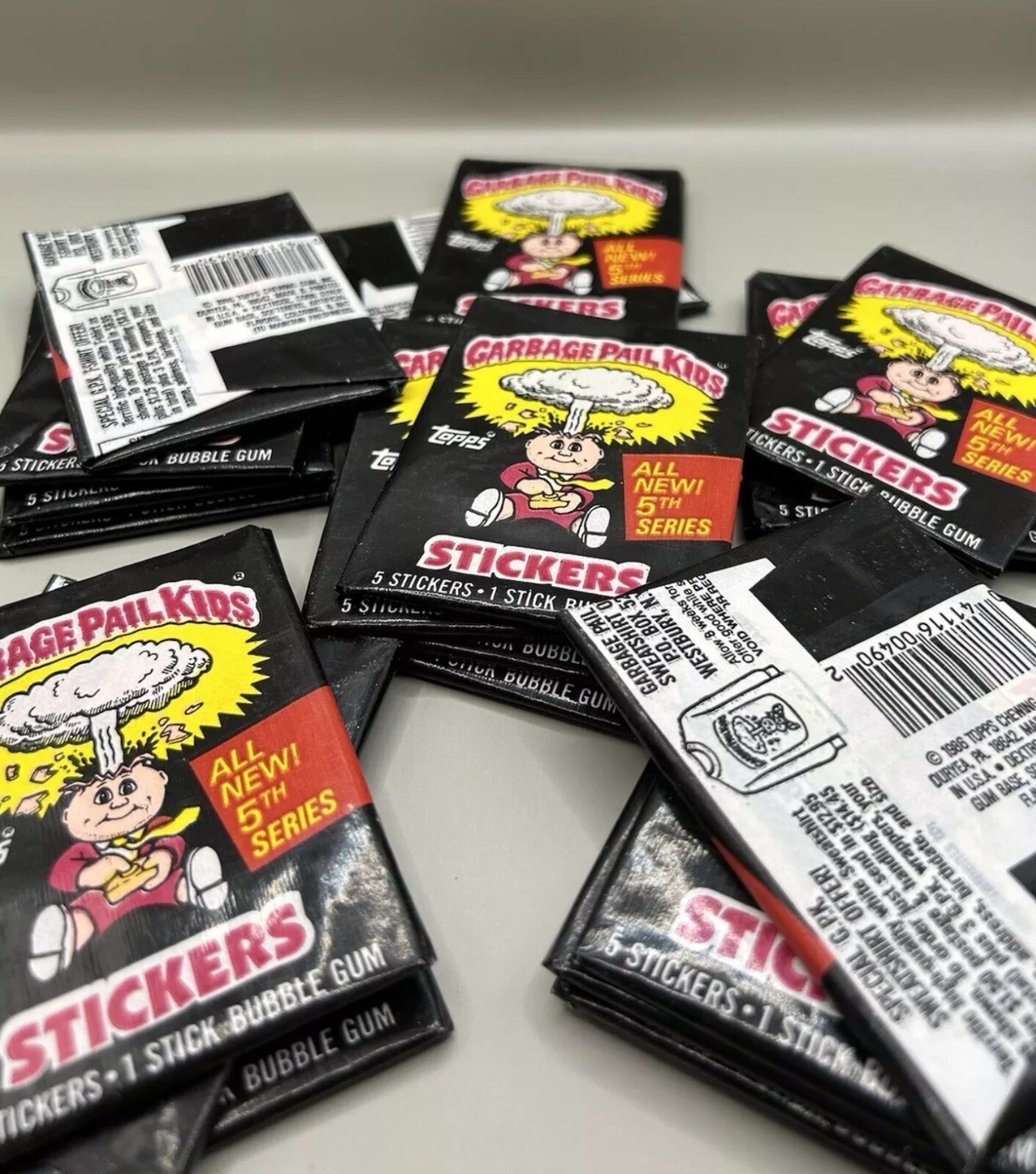 🤮 Garbage pail kids Original Series 5 Wax Packs Brand New 1986 Gpk OS5 Rare! 💀