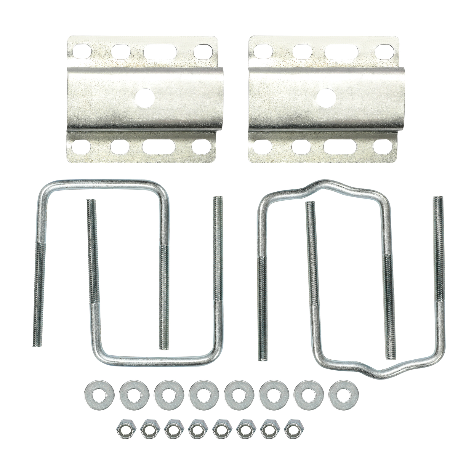 Pair 60" Boat Trailer Zinc-Plated Guide On Post Kit With PVC Poles Covers