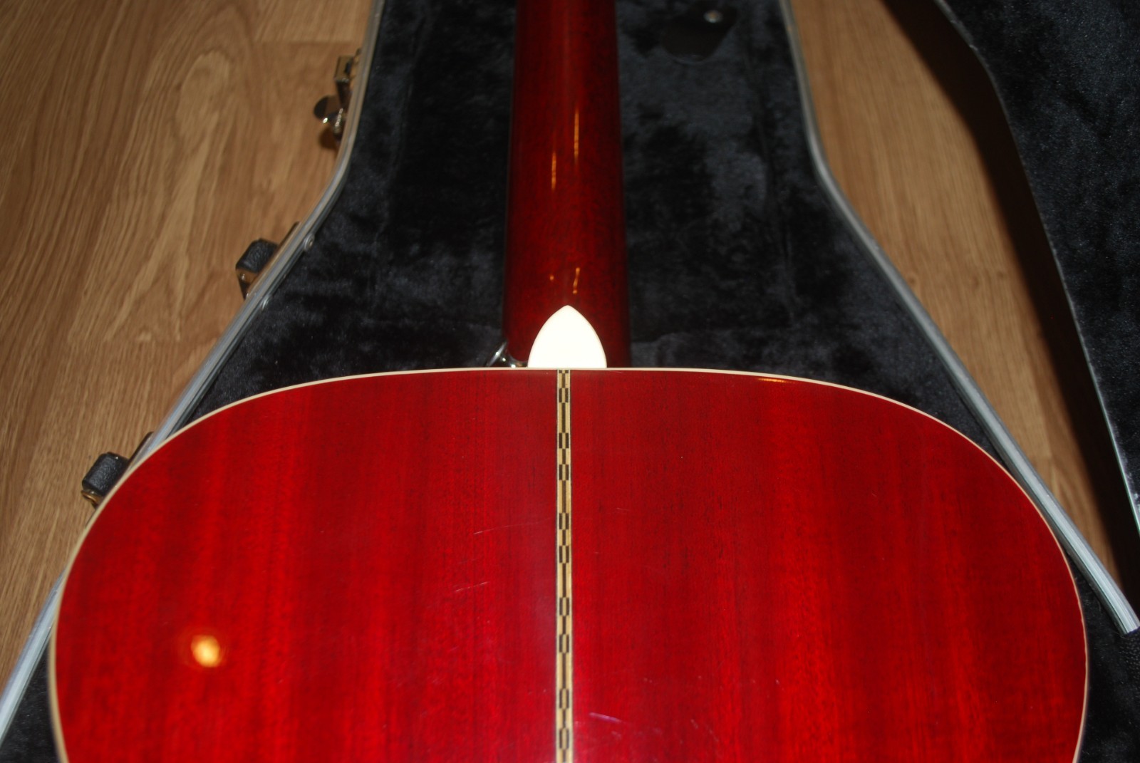 Zager ZAD 50 OM Acoustic Electric Guitar With Zager Hard Shell Case