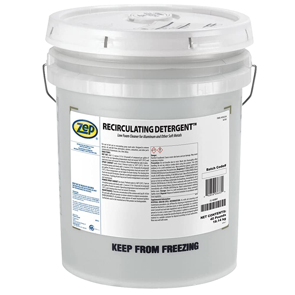 Zep Recirculating Detergent Powder - 40 lbs (1 Unit) 36334