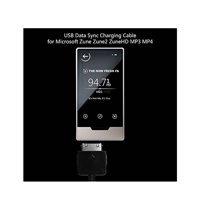 USB Data Sync Charger Cable Cord For Microsoft Zune HD MP3 Player