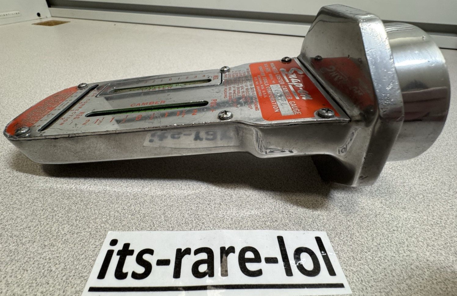 Snap-on WA-60E Magnetic Caster Camber Alignment Gauge & WA802/WA812 Hub Adapters