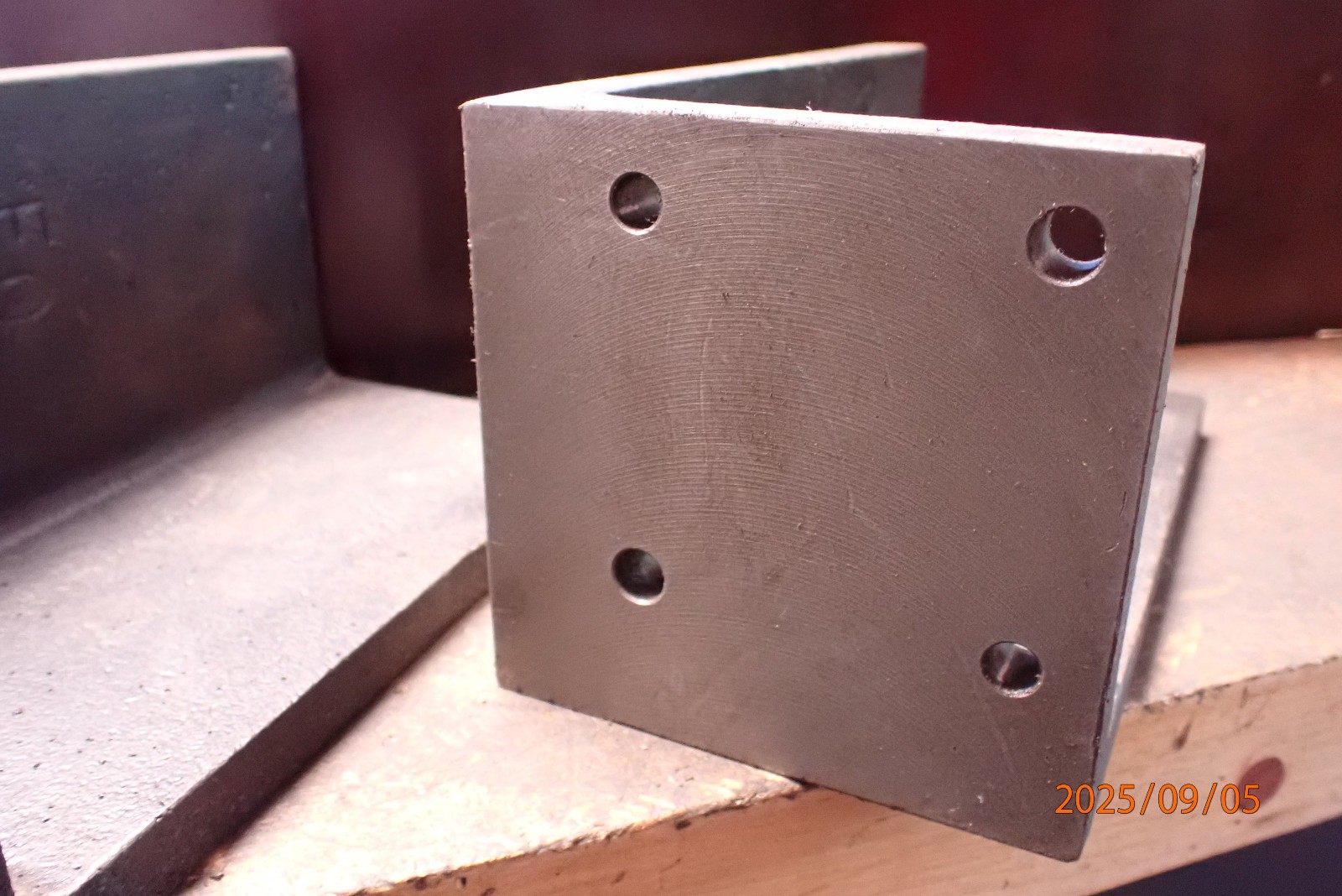 LOT X5; CAST IRON EQ BASE CORNER ANGLE PLATES MACHINIST JIG FIXTURE CMM TOOLING