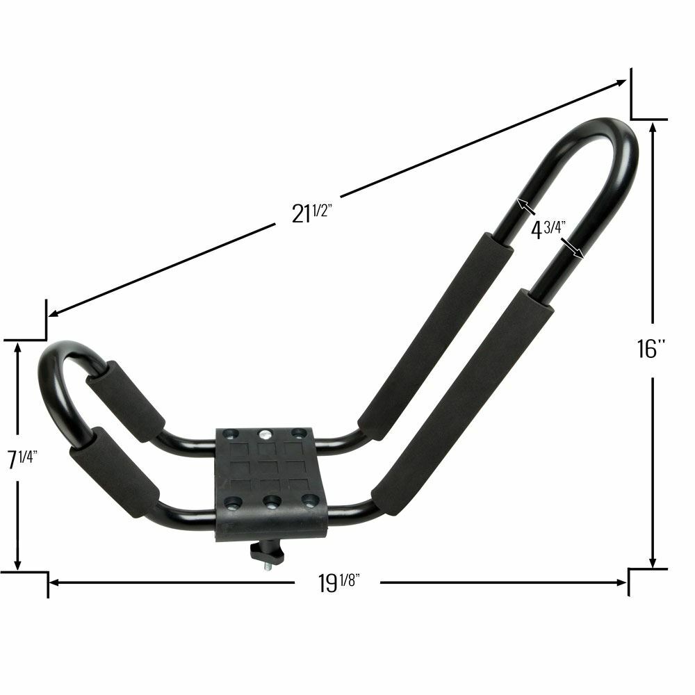 Elevate Outdoor T-RACK-DLX T-Rack Kayak & Canoe Roof Carrier Rack