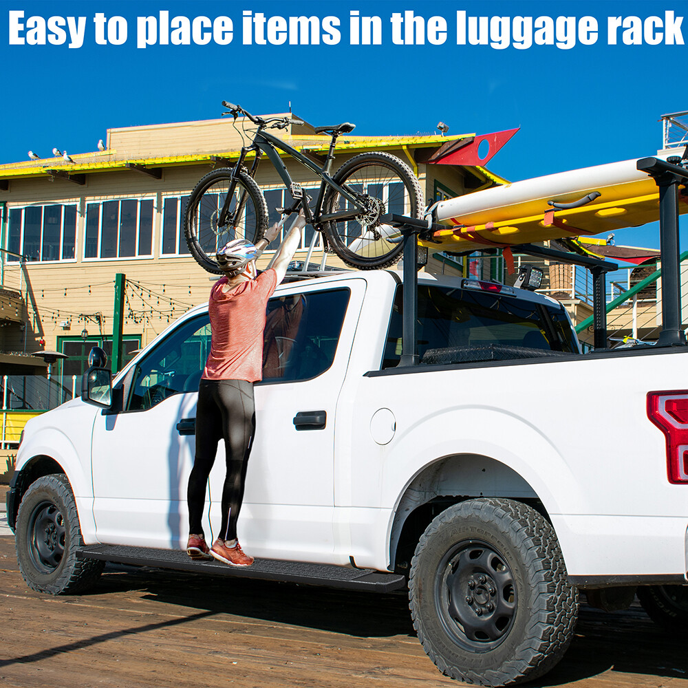 6" Running Boards For 2019-2025 Silverado/Sierra Crew Cab Nerf Bars Side Steps