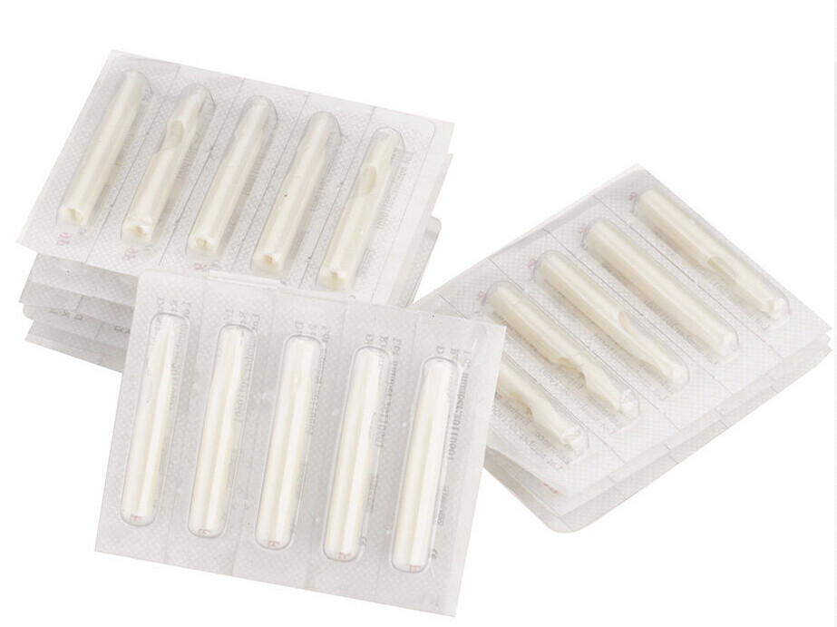 25,50,100 pcs Sterilized Tattoo Needles and Matching Tips RL/RS/F/M1/M2/RM