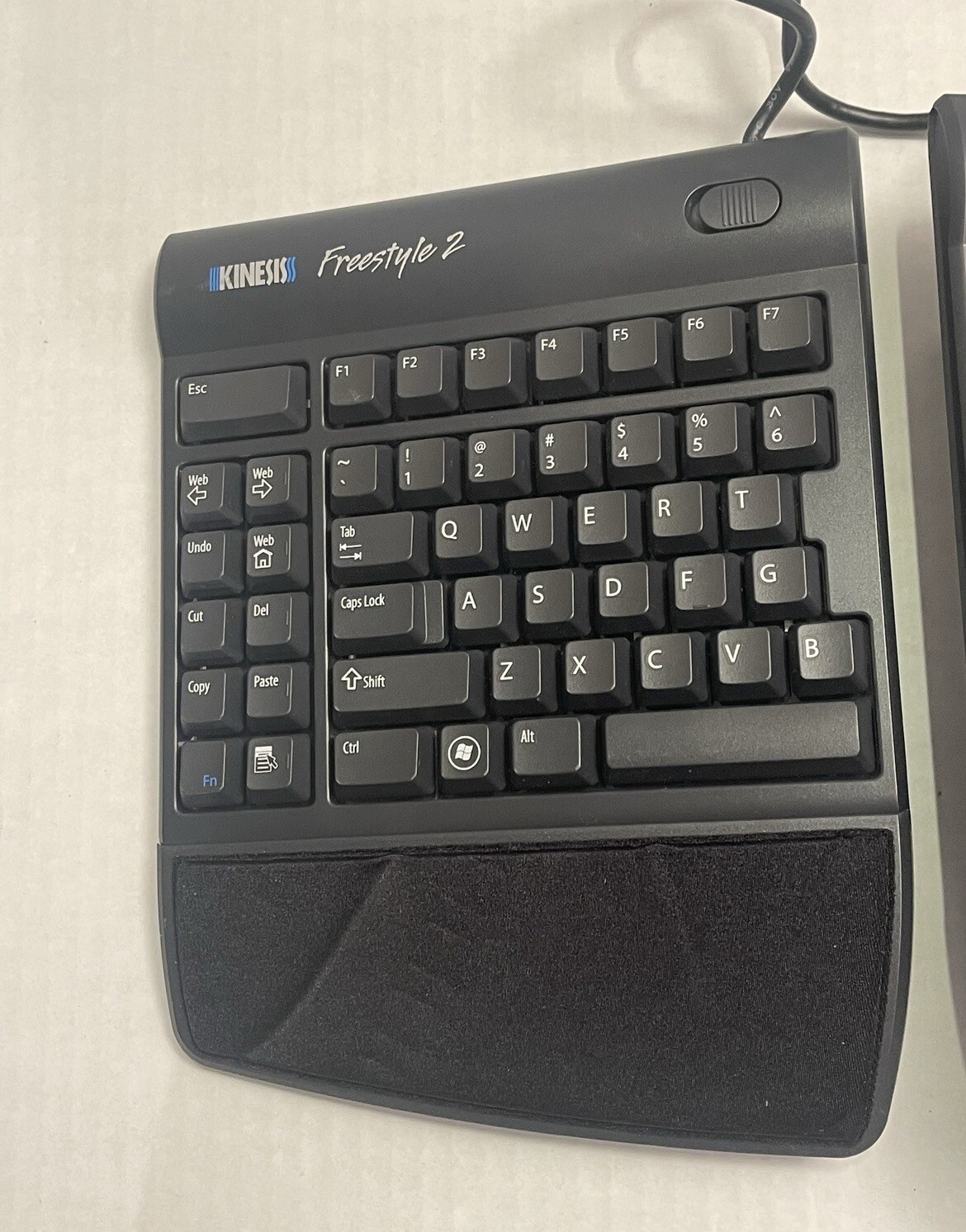 Kinesis Freestyle 2 Ergonomic Split Keyboard KB800, Lifters & Number Keypad