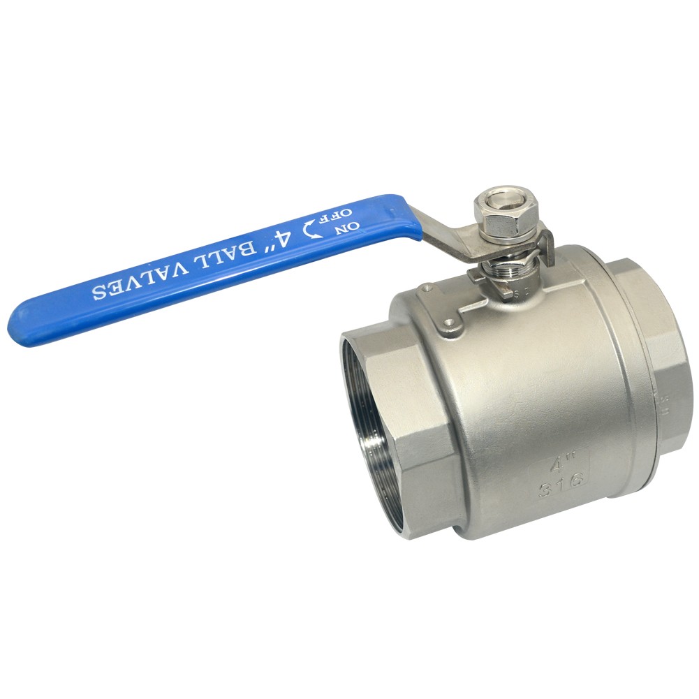 2pack US STOCK 4 inch 4" Ball Valve,316 Stainless Steel Full Port,2-Piece