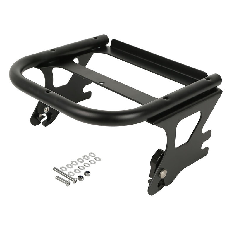 Chopped Trunk Pad Rack 2 Up Mount Fit For Harley Touring Touring 1997-2008