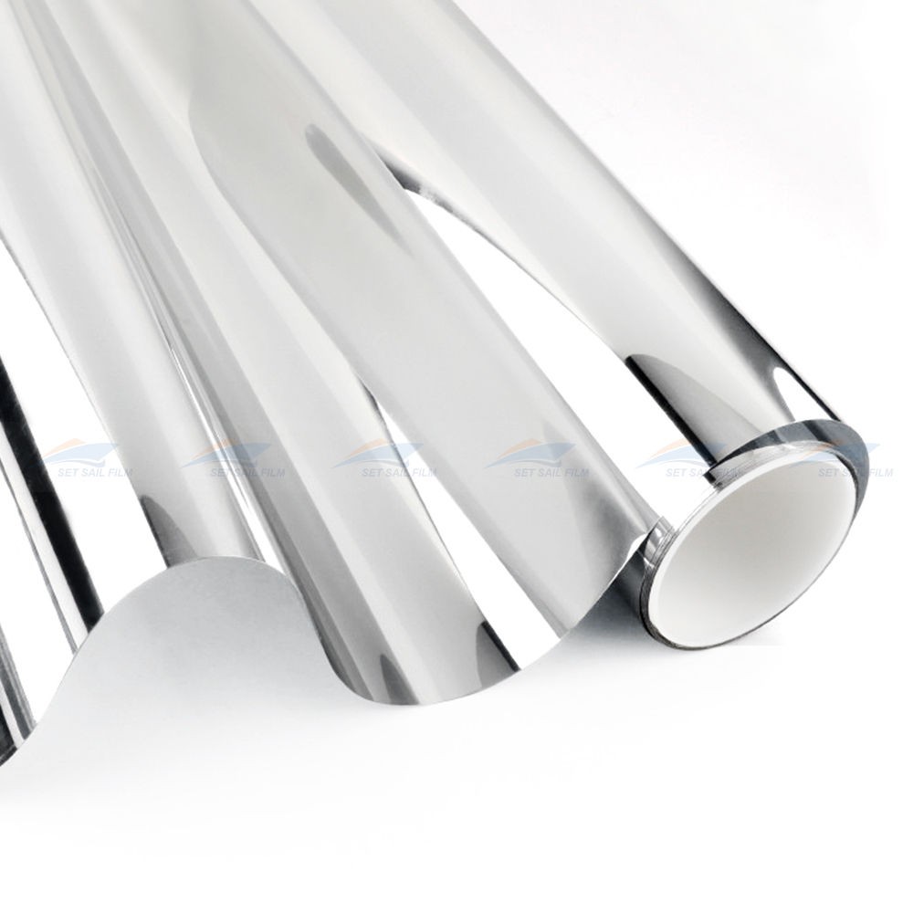 Window Tint One Way Mirror Film UV Heat Reflective Home Office Heat Insulation