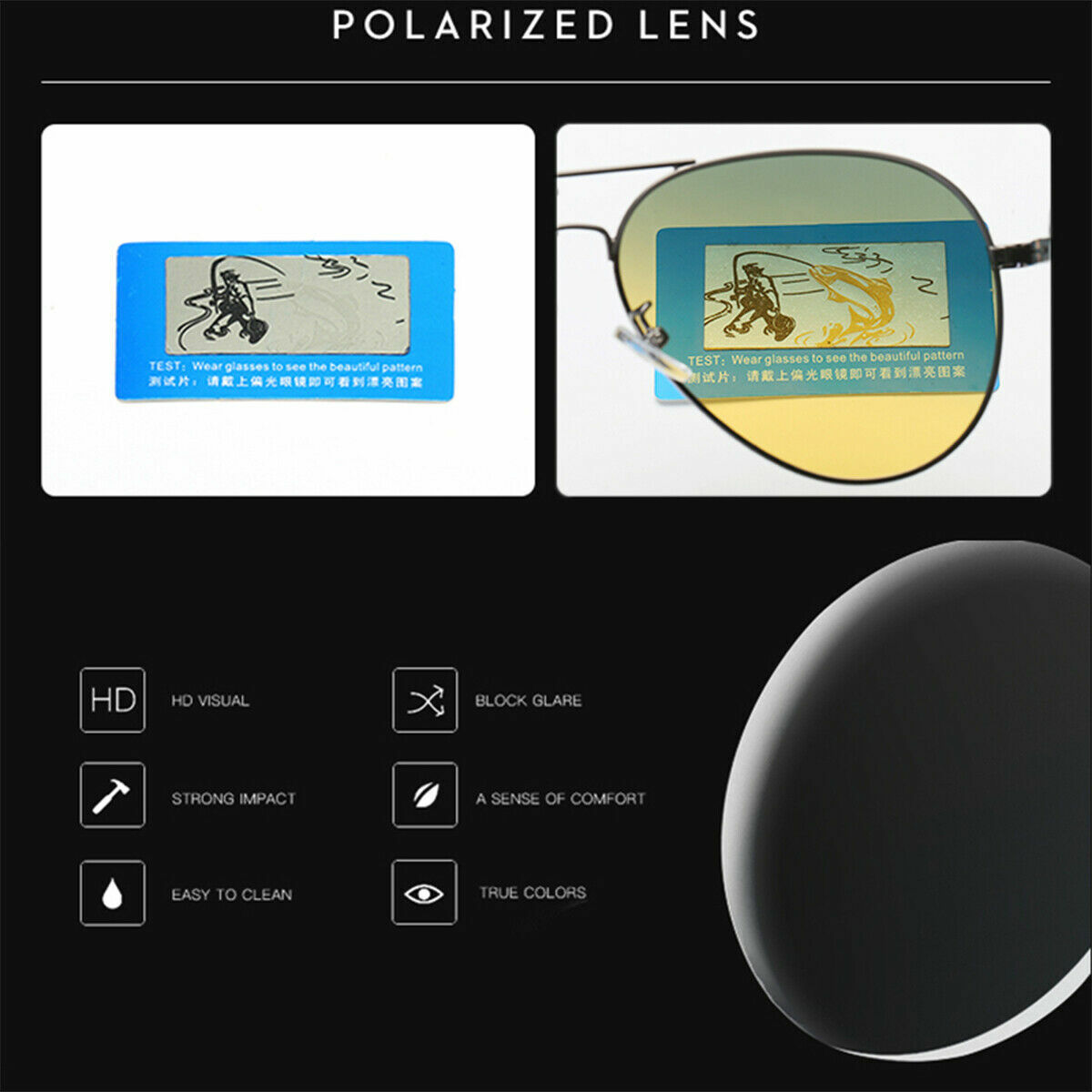 Polarized Aviator Sunglasses Anti-UV Flash Mirror Lens with Case For Boys Girls