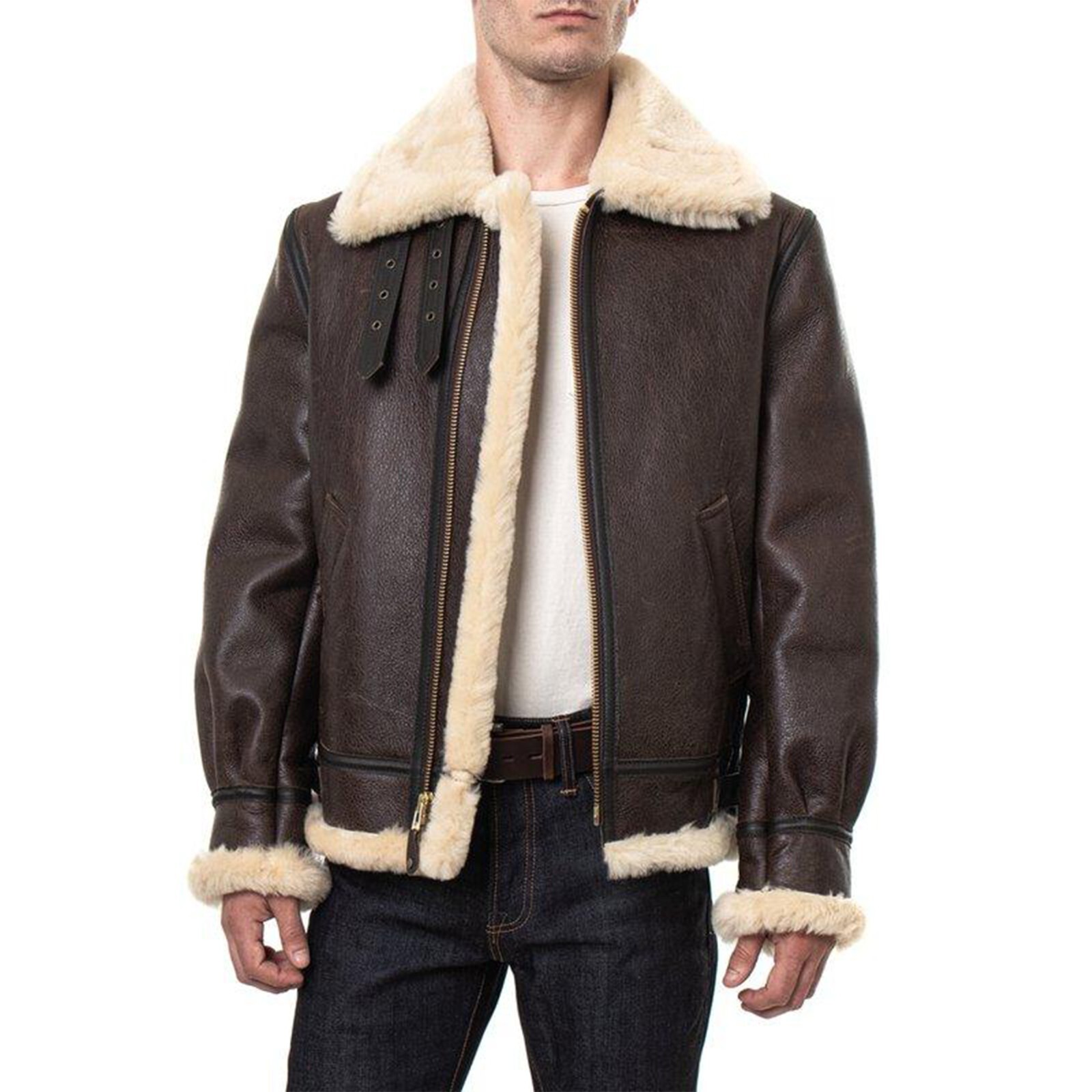The Resident's Evil 4 Remake Leon Kennedy Leather Jacket Sheep Skin Jacket