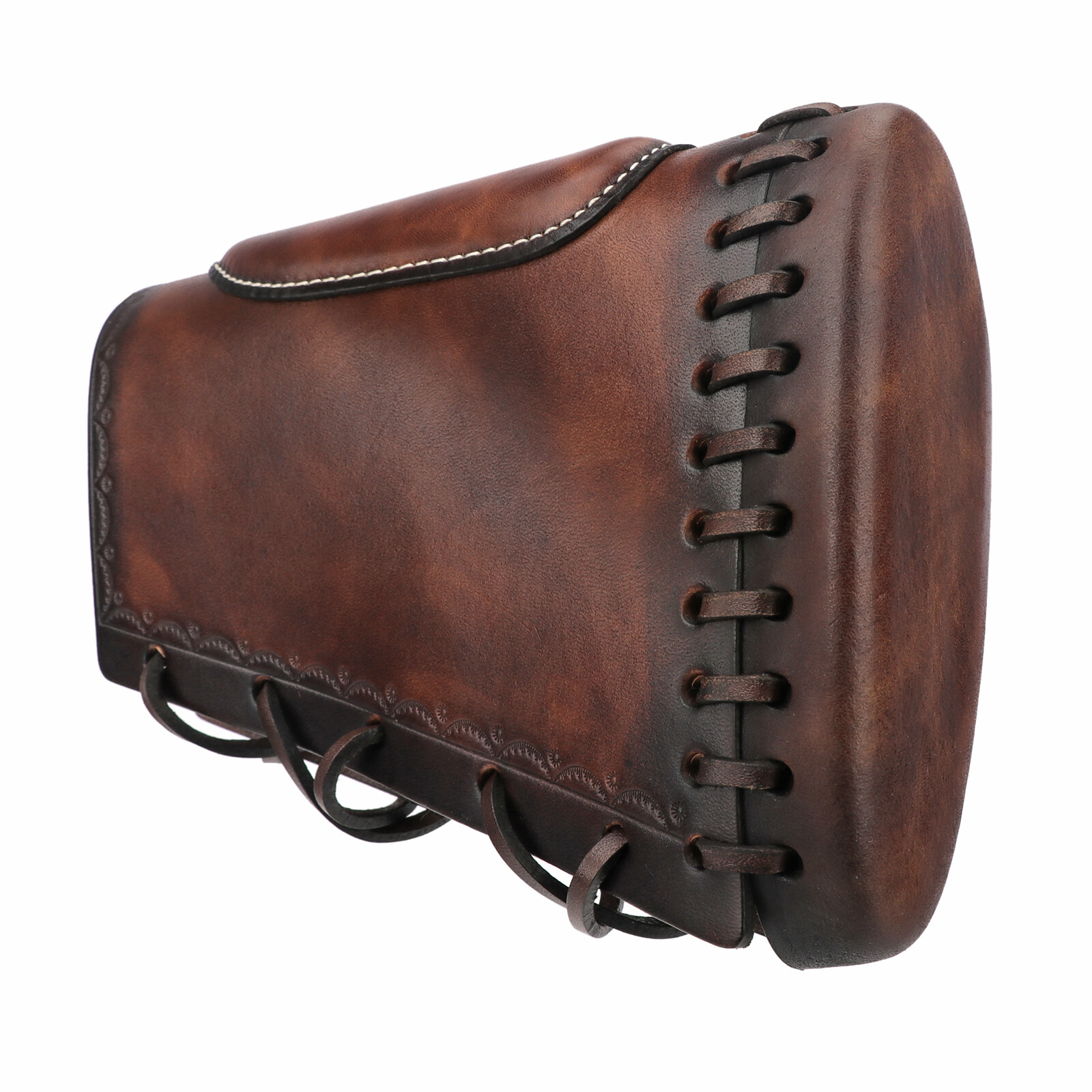Tourbon Leather Slipon Recoil Pad Rifle Cheek Rest Riser Gun Buttstock Cover Bag