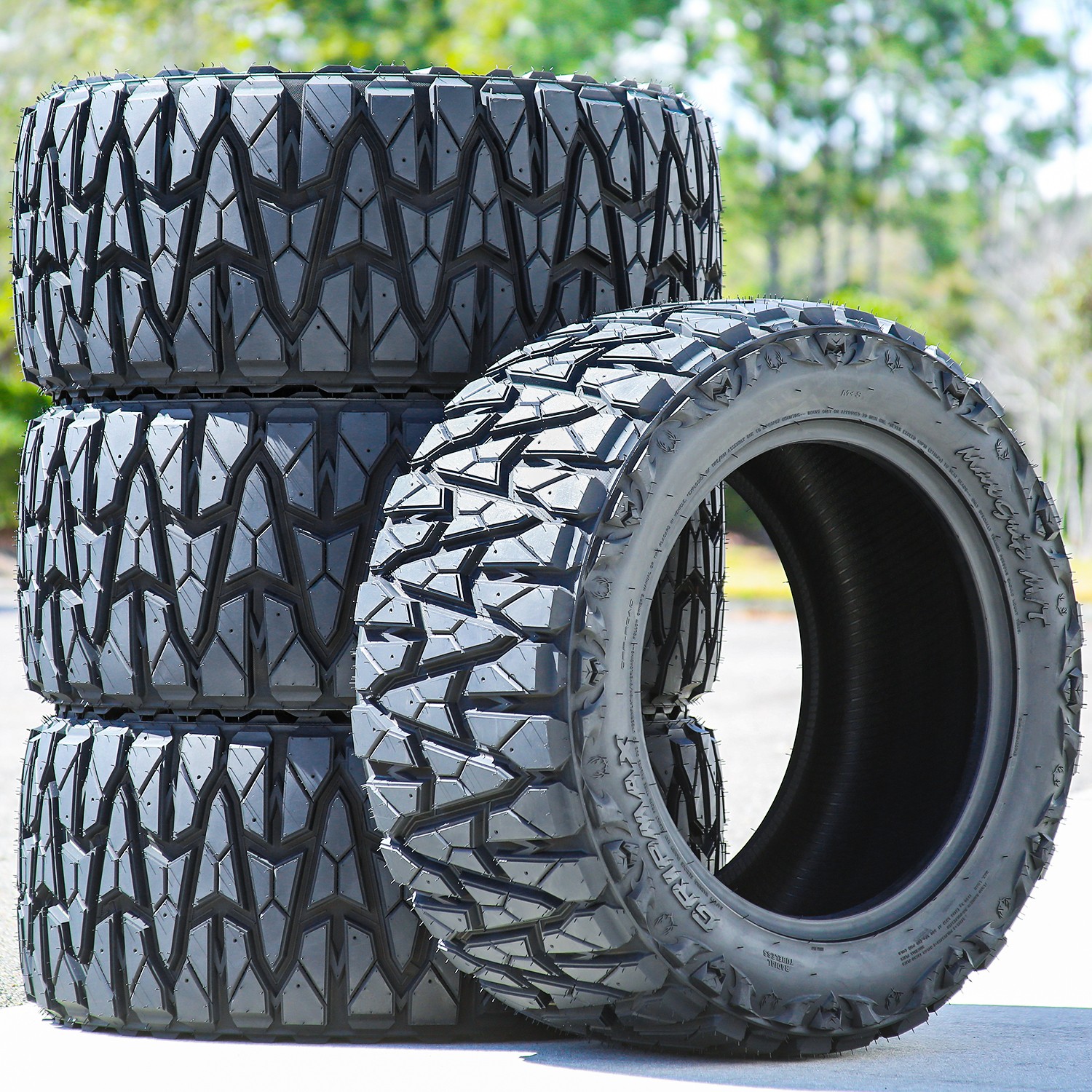 4 Tires Gripmax MaxGrip M/T LT 33X12.50R20 Load F 12 Ply MT Mud