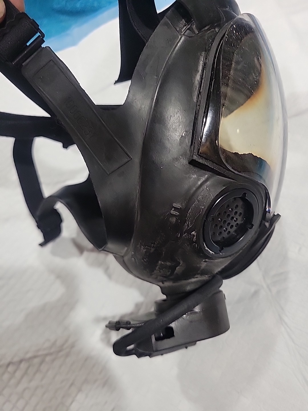 MSA Millennium Riot Control Gas Mask, Size MEDIUM Clear 10051287 A8