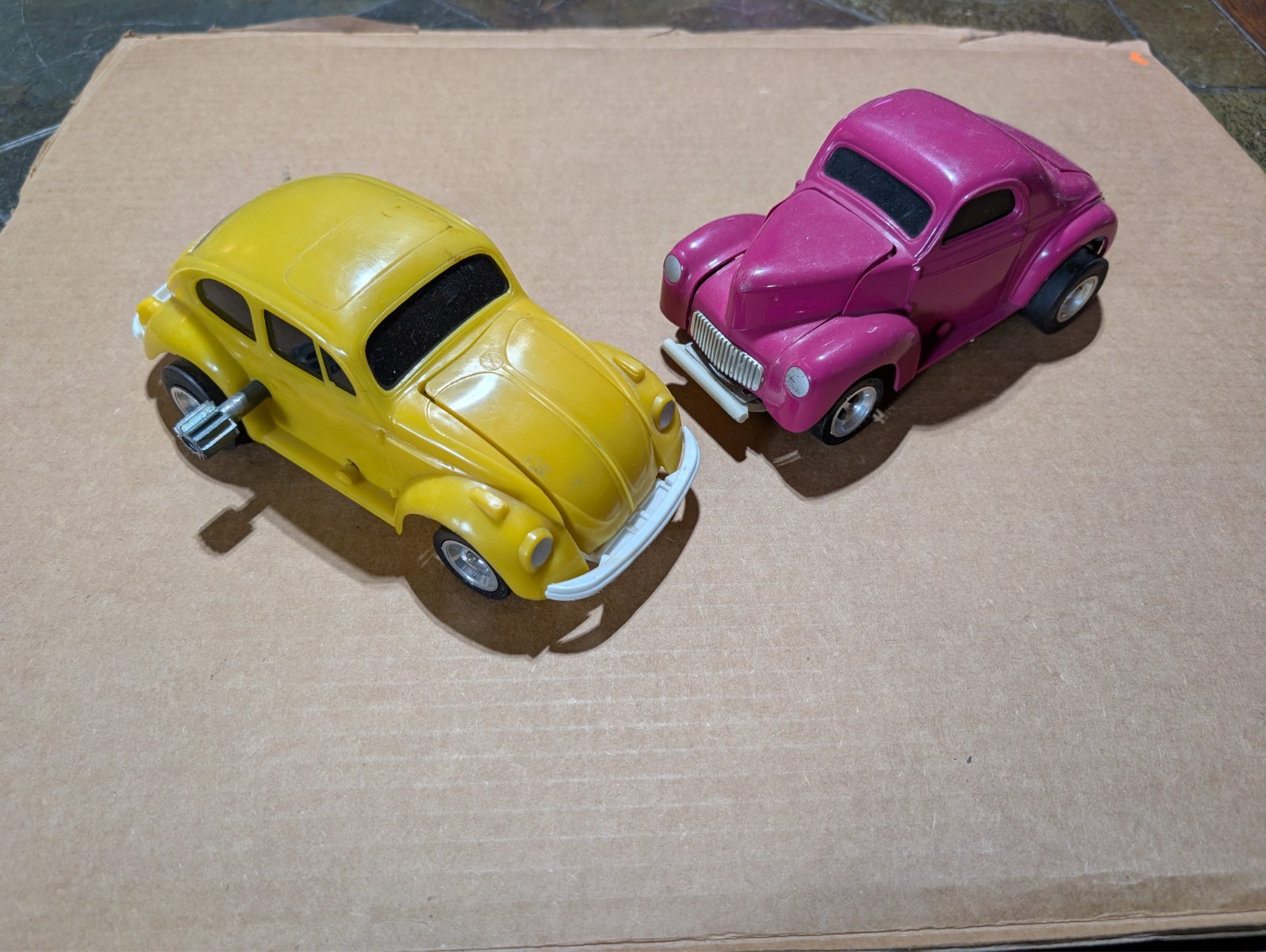70's Aurora "Imposters" VW & Willy's Wind Up Cars