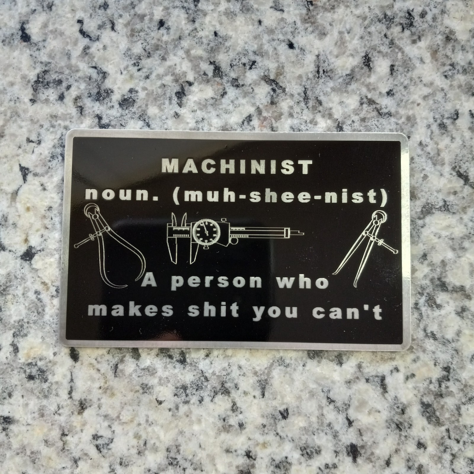 Magnetic Machinist Tool Box Signs Set of 3 | Machine Shop | CNC Operator