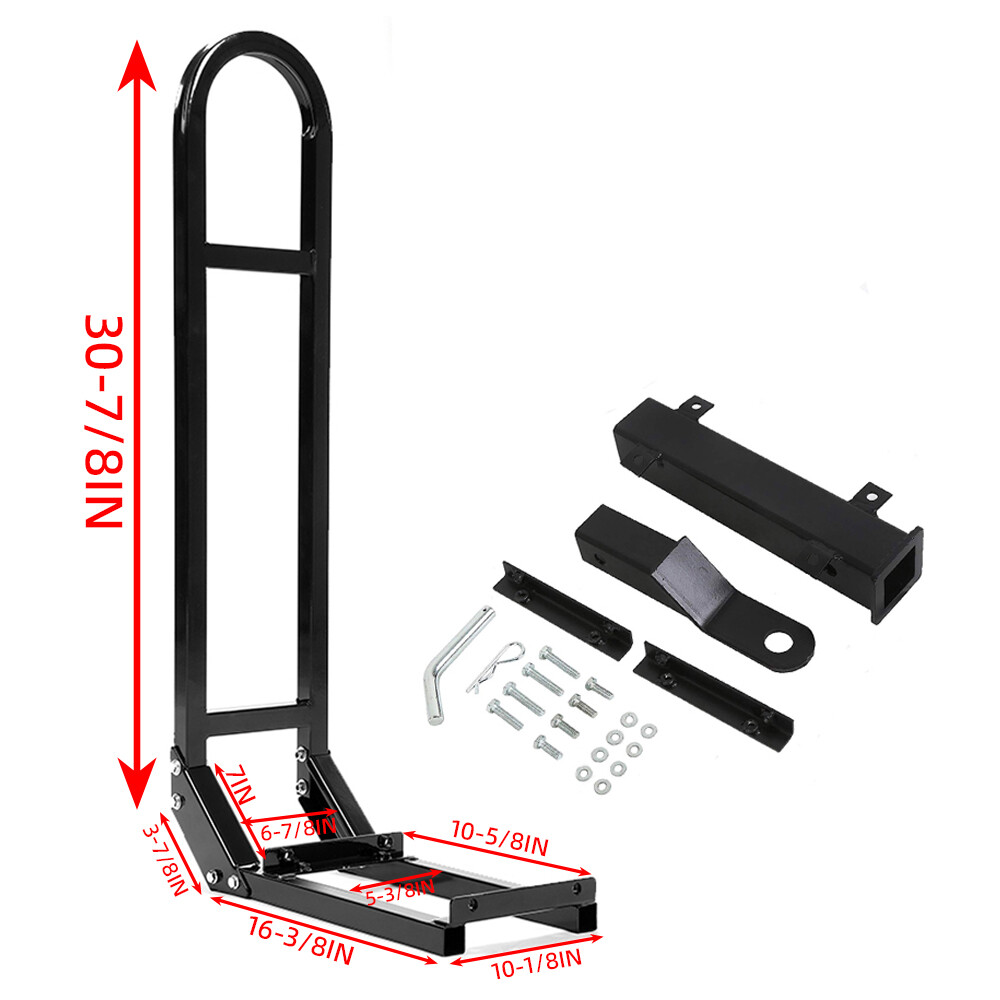 Golf Cart Rear Safety Seat Trailer Hitch + Grab Bar for EZGO Yamaha Club Car