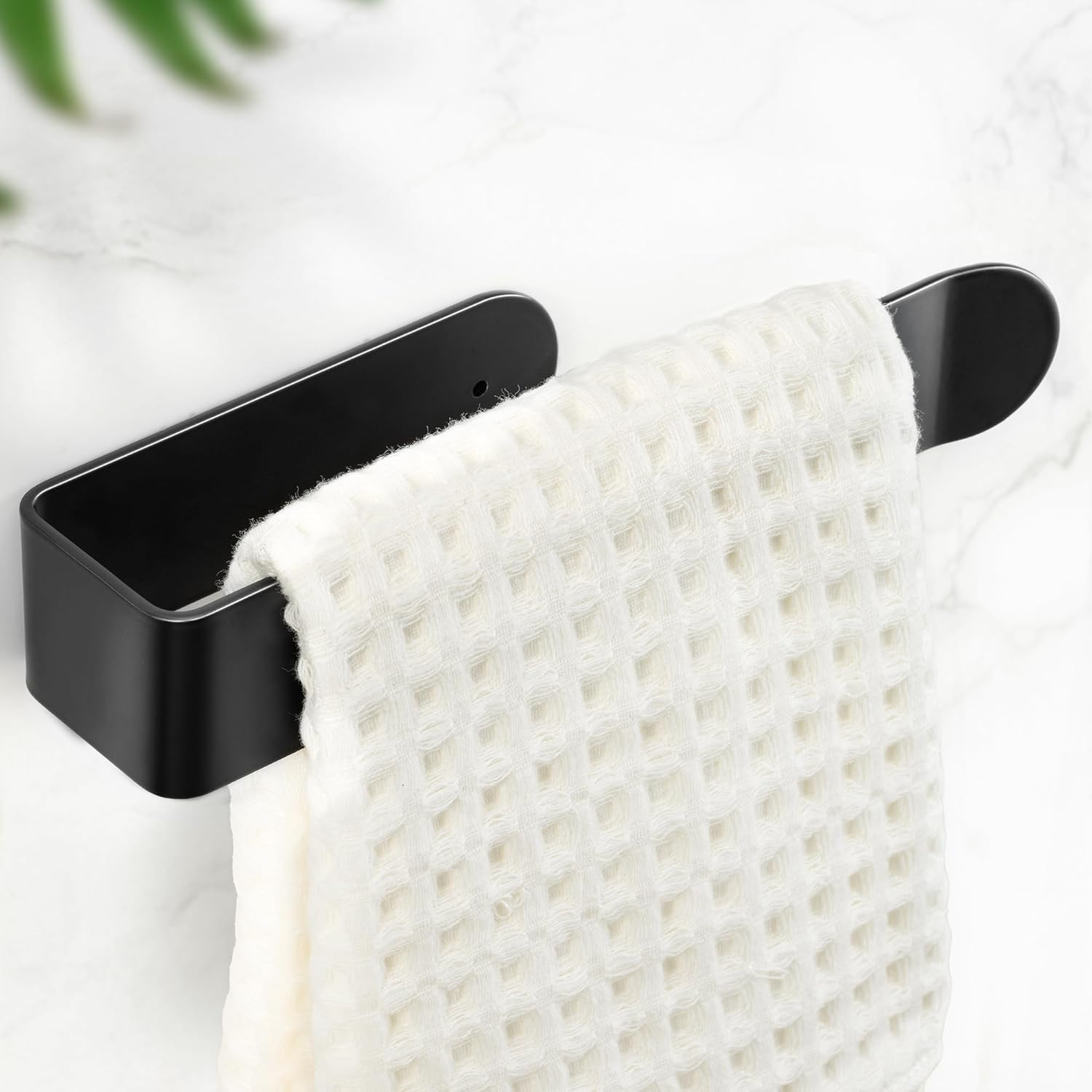 8 Inch Hand Towel Holder, Self Adhesive Towel Bar for Bathroom, Rustproof Alumin
