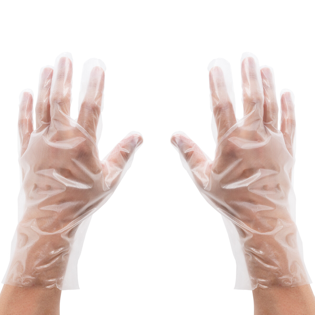 100pk Disposable Plastic Gloves for Food Prep Cooking Cleaning Restaurants