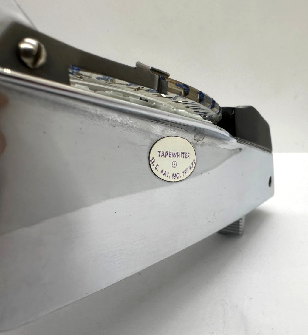 Vintage DYMO Metal Label Maker Made In USA. Tested Works (READ)