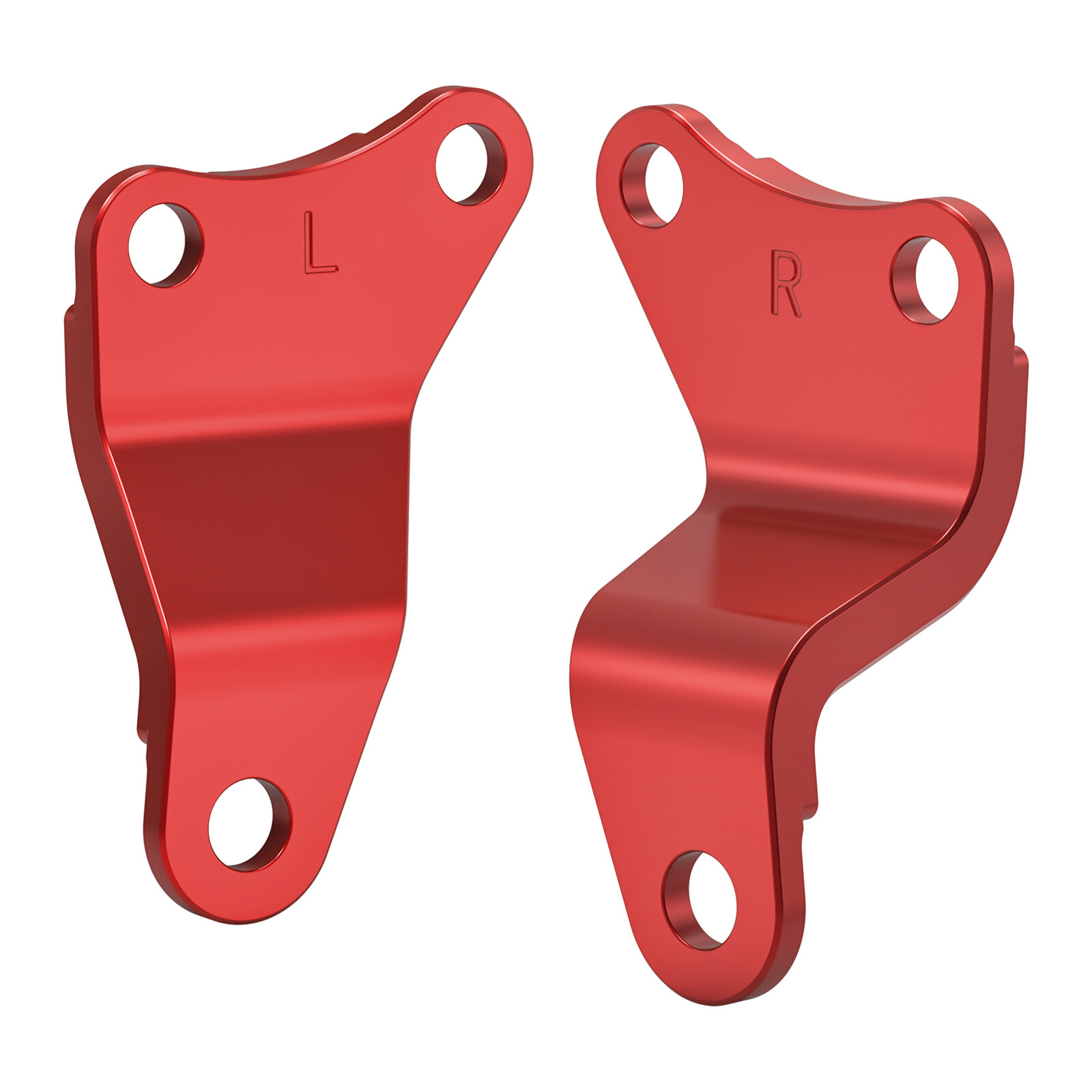 For Honda TRX450ER Electric Start Engine Upper Stay Mount Brackets 2006-2014 Red