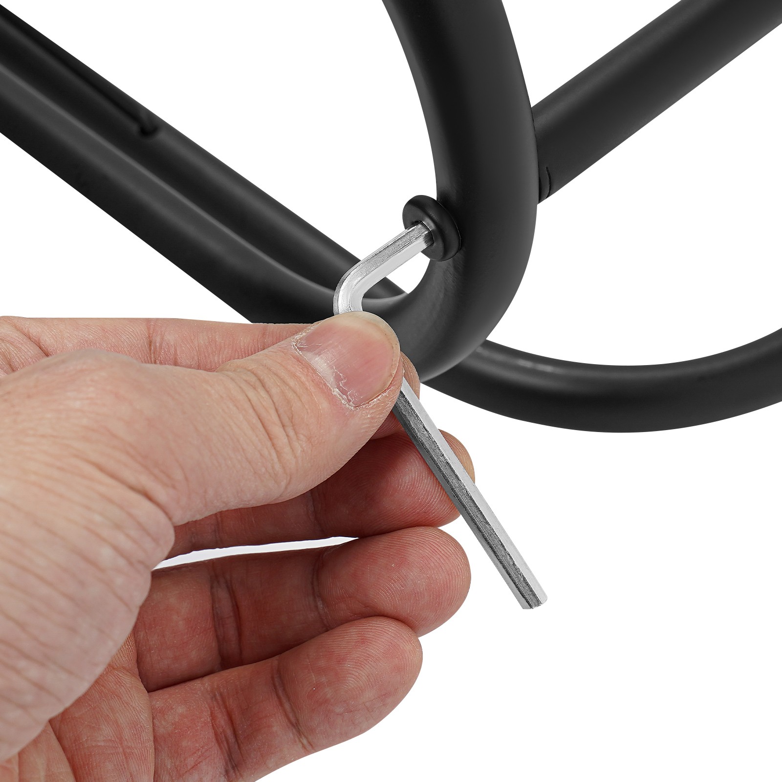 12 Tiers Hat Display Rack Free Standing Metal Floor Caps Headwear Stand Black