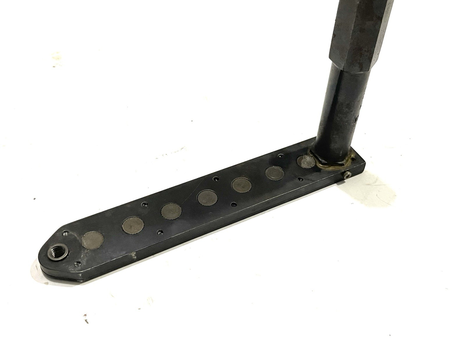 Magnavon Flat Long Pancake Drill Adapter 1/4-28 Threaded Aircraft Tool