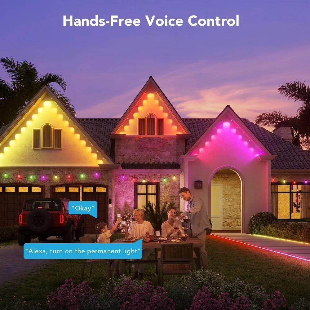 Govee Permanent Outdoor Lights Elite RGBIC Black Version | Excellent Condition