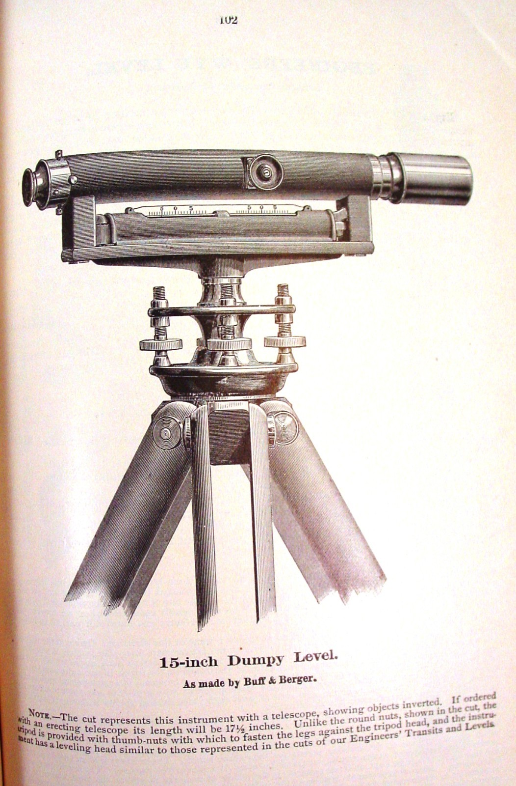 1894 Buff Berger Surveying Insts. Catalog