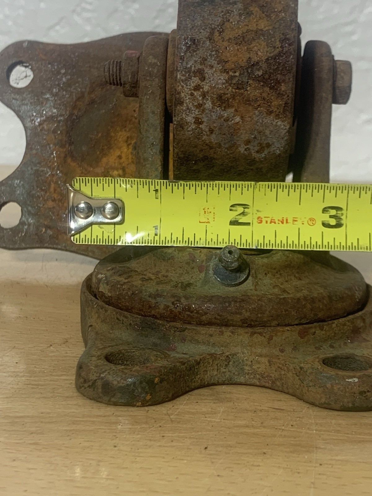 Antique Payson Cast Iron Swivel Casters Industrial Wheels with Grease Fittings