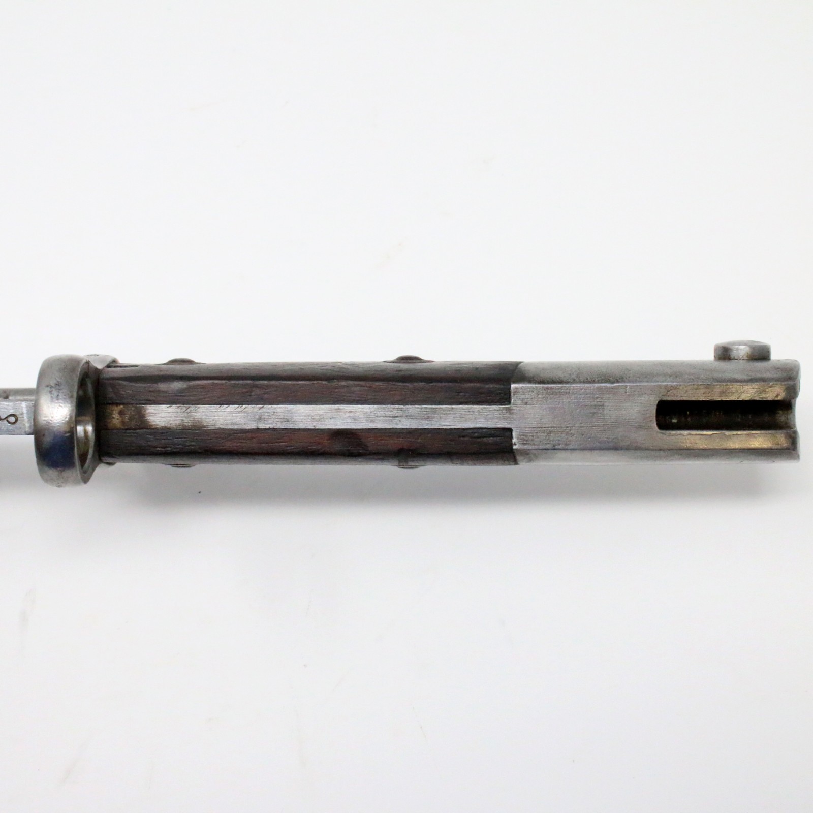 Argentine M1909 Mauser Bayonet Hooked WKC Solingen Leather Scabbard w/Fittings D