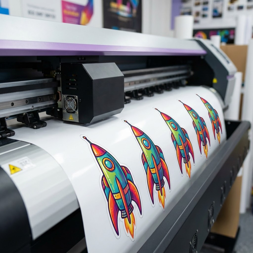 Custom Logo Stickers Vinyl Die Cut Decals Waterproof UV Resistant 2"-20"