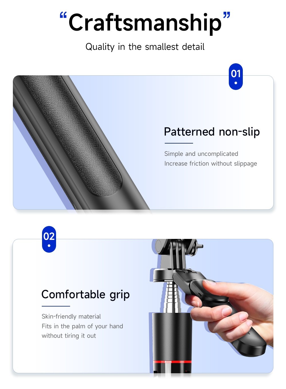 67" Cell Phone Selfie Stick Tripod Wireless Remote Extendable for iPhone/Android