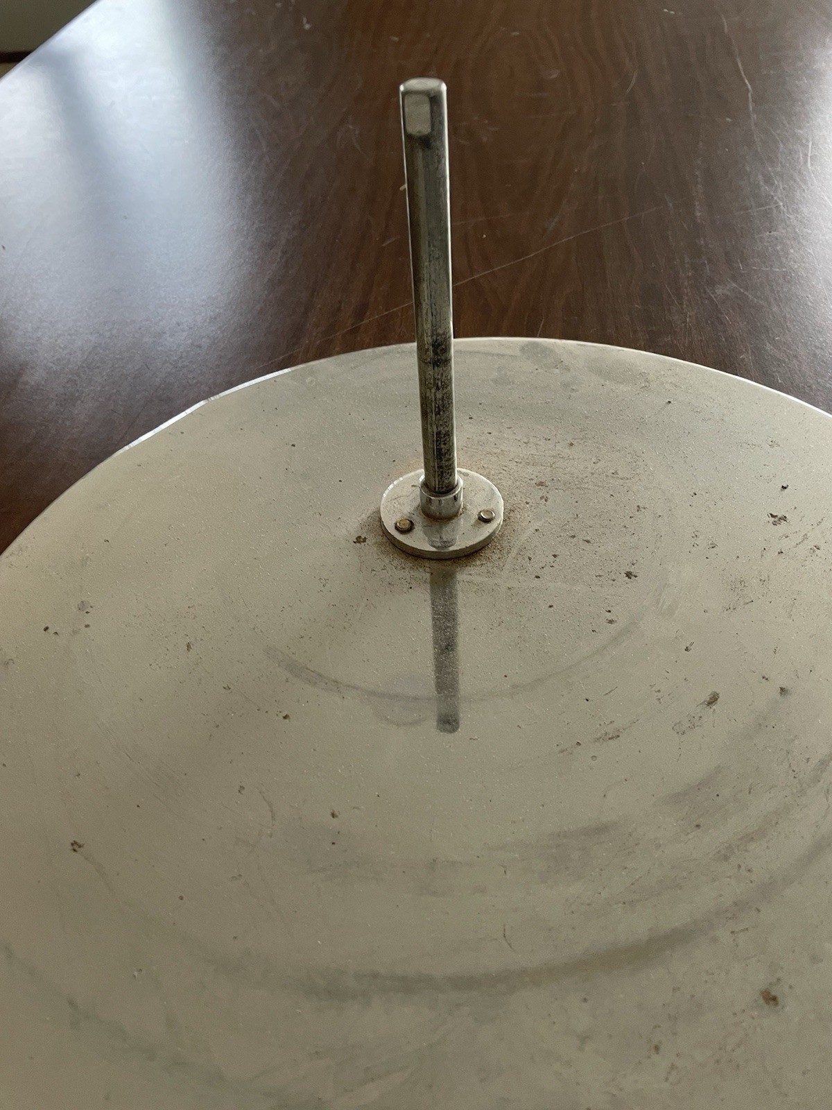 Heavy Metal Round Mannequin Base With Foot Spike-Fits Most Rootstein Mannequins